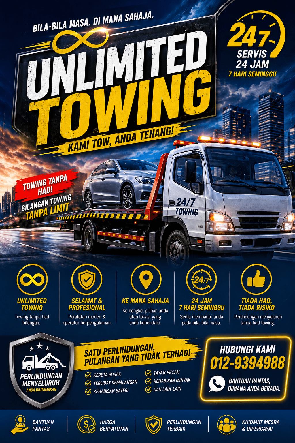 unlimited towing
